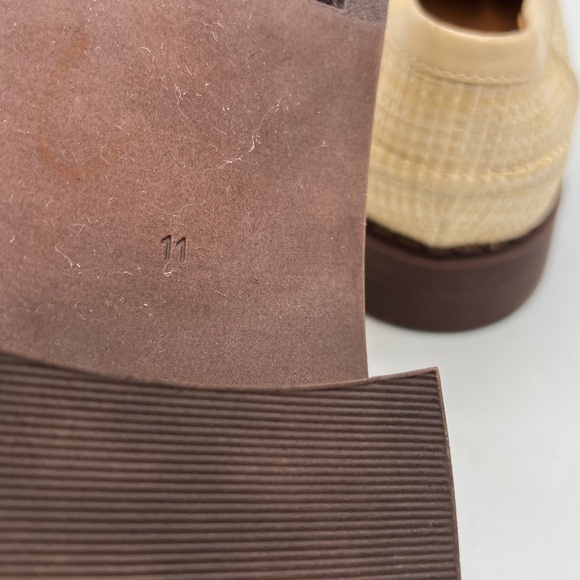 Zodiac Cream and Tan Textured Loafers - Picture 8 of 8